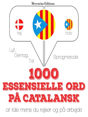 cover image of 1000 essentielle ord på catalansk